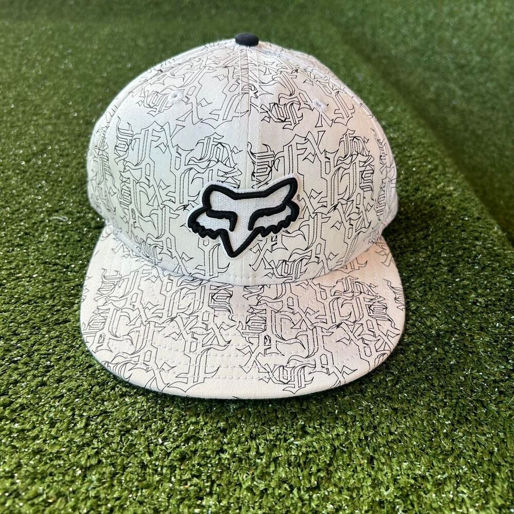 Fox-racing Men's White and Cream Hat